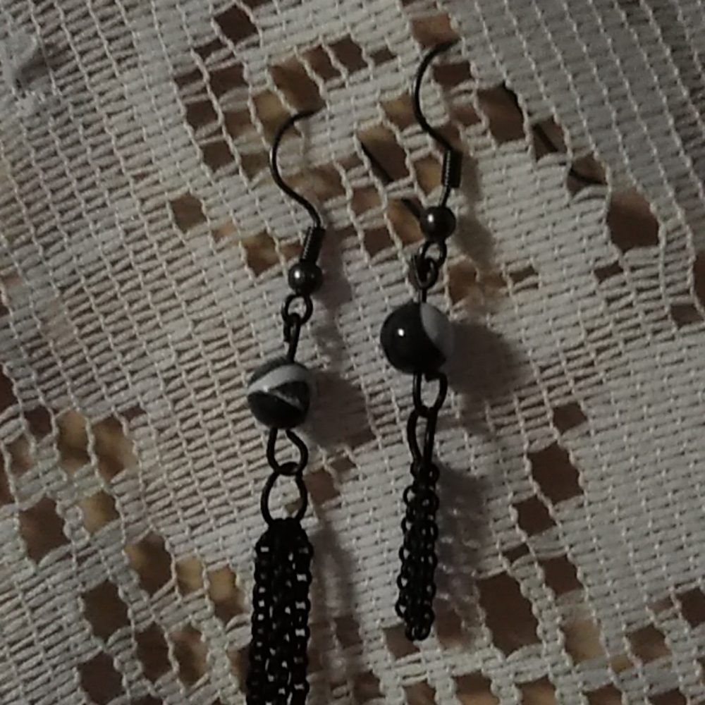 Hand crafted dangly earrings